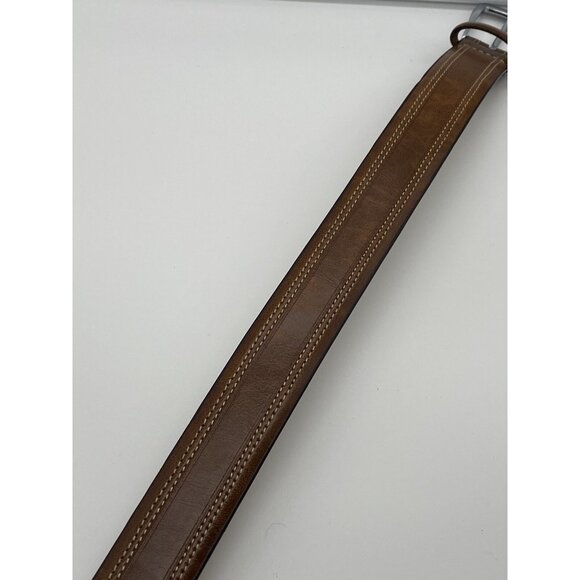 Dockers Men's Brown Leather Belt Size 32 Bonded Leather 1.25" Wide Style 1DK01KW - Picture 12 of 16